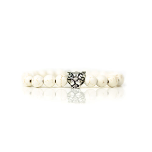 white-bracelet-silver-tiger